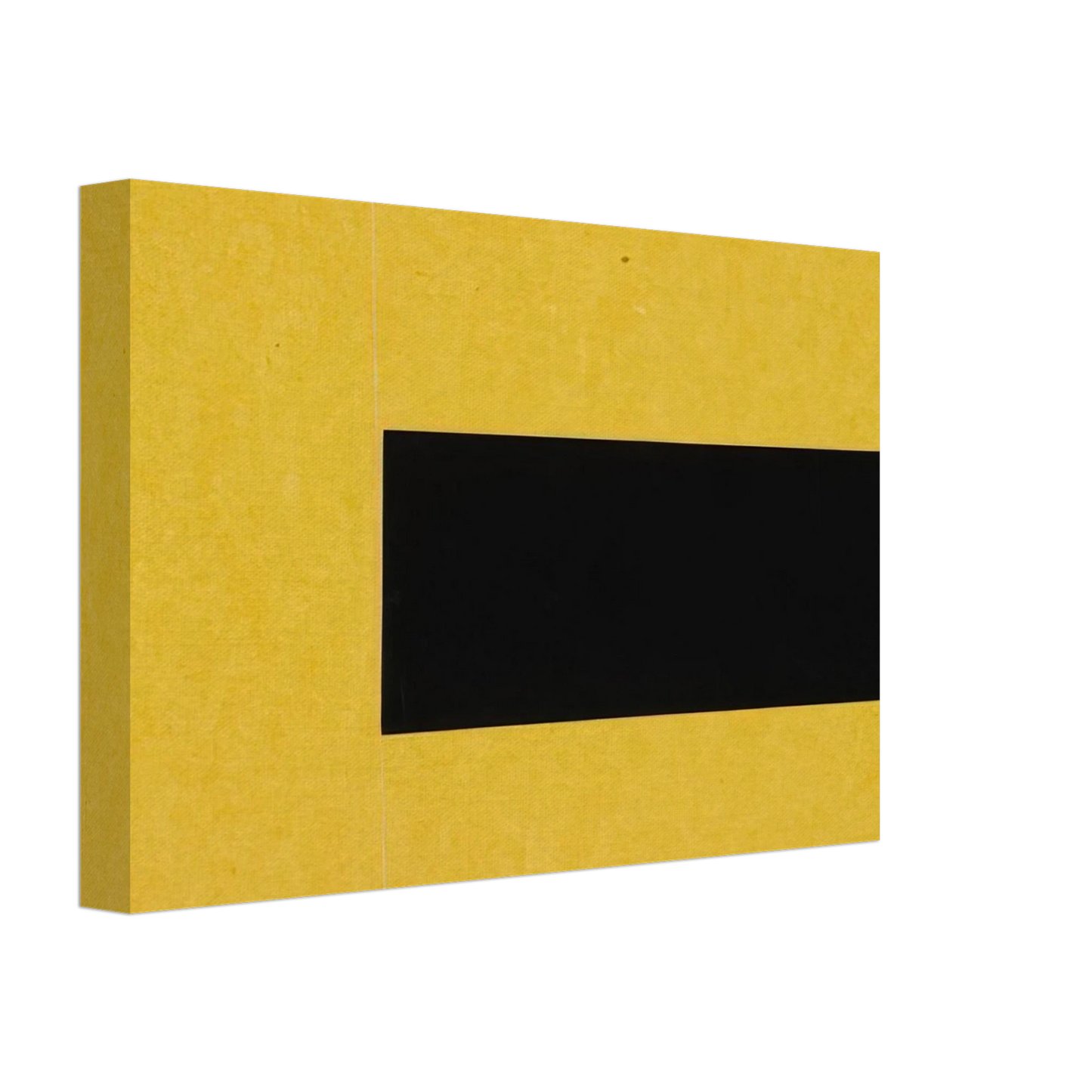 Ellsworth Kelly - Black and Yellow from the series Line Form Color Canvas - 40x60 cm / 16x24 inches-canvas