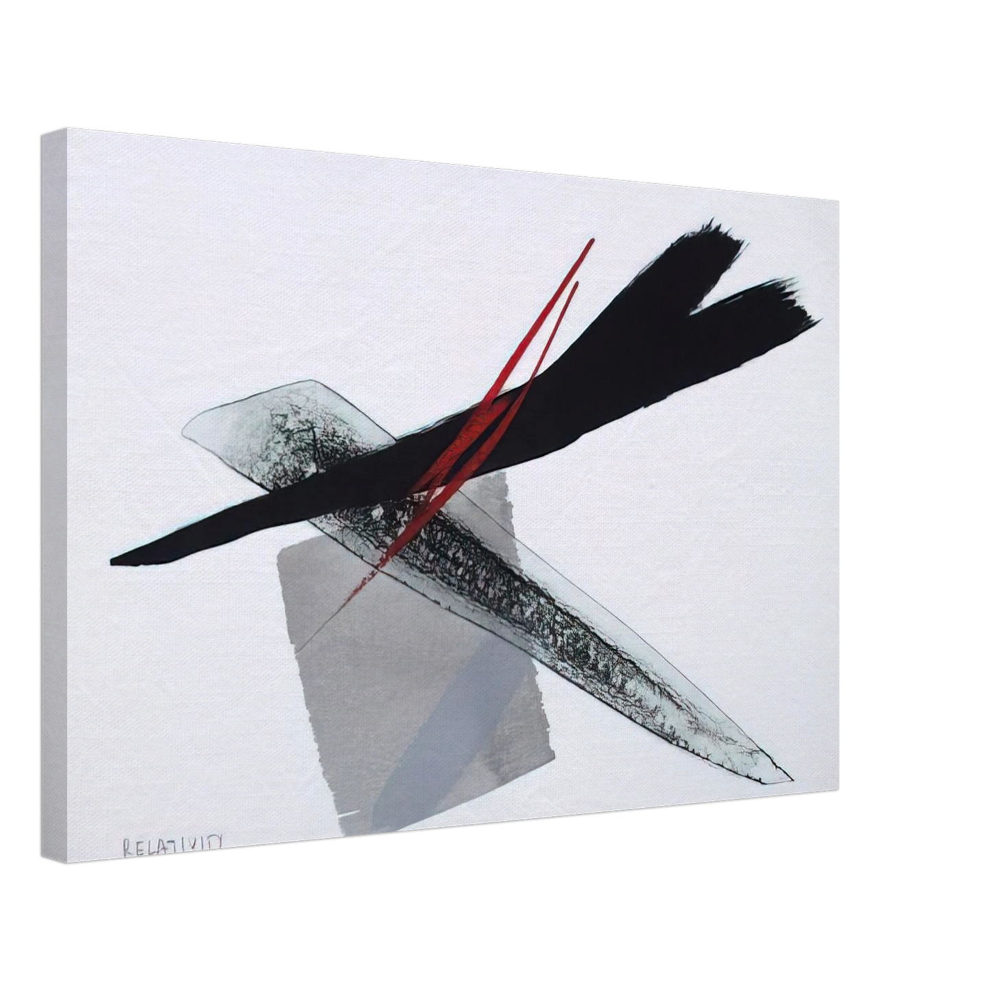 Toko Shinoda - Relativity - 2005 Canvas - 40x60 cm / 16x24 inches-canvas