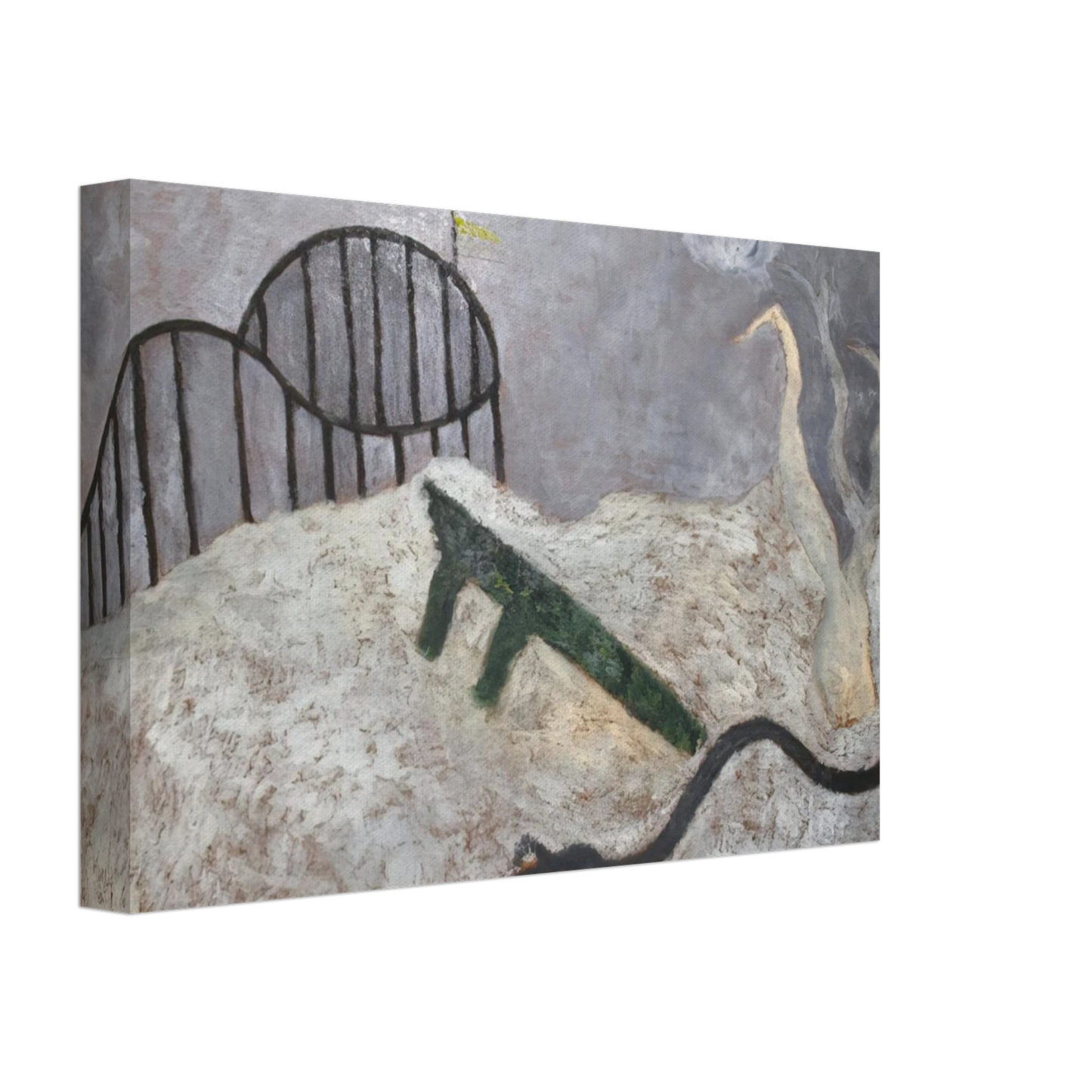 Theodoros Stamos - Coney Island - 1945 Canvas - 70x100 cm / 28x40 inches-canvas