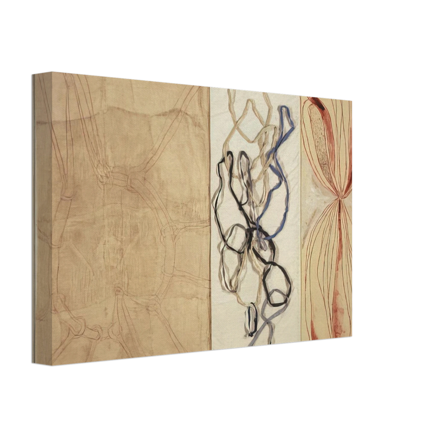 Louise Bourgeois - A STRETCH OF TIME 2007 Canvas - 70x100 cm / 28x40 inches-canvas
