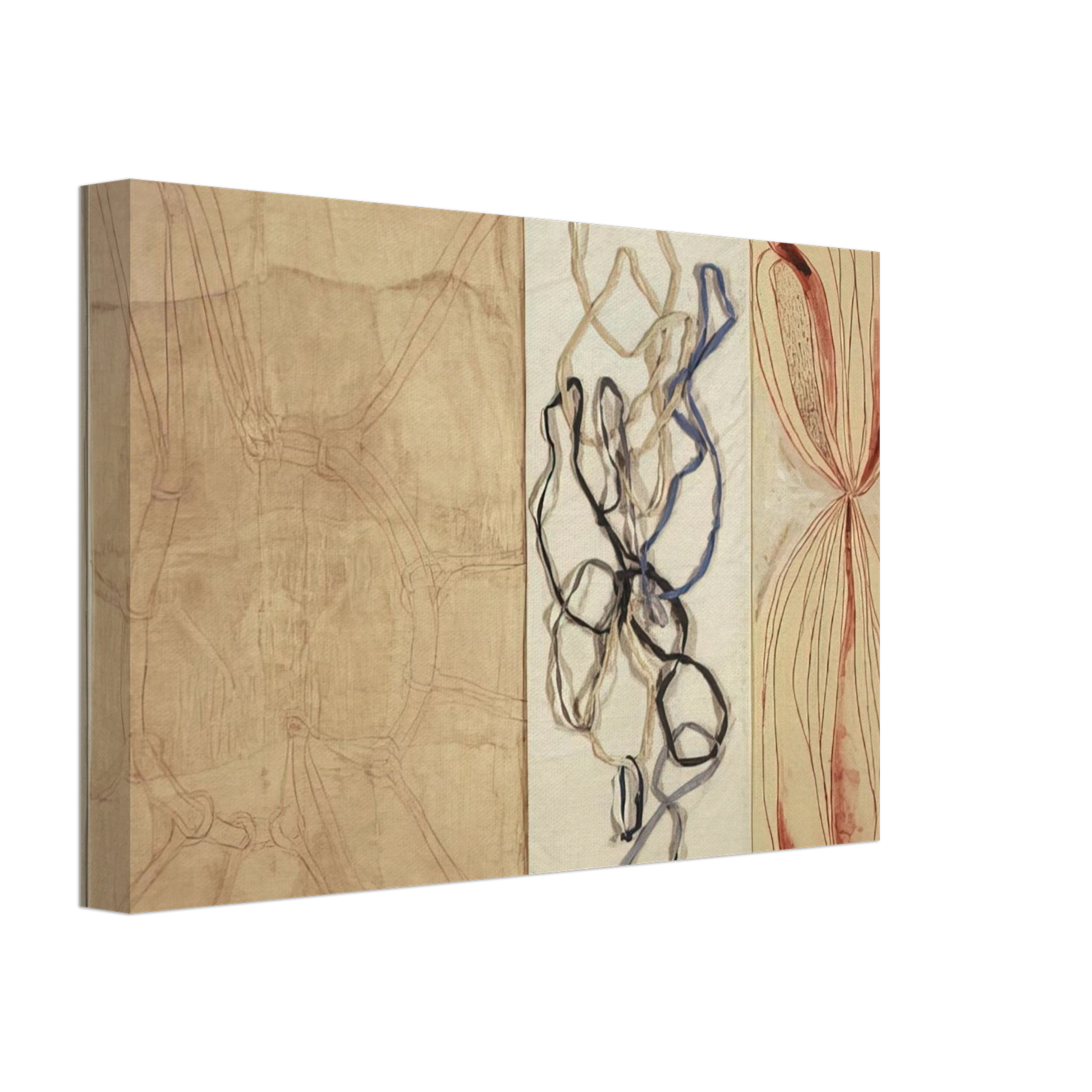 Louise Bourgeois - A STRETCH OF TIME 2007 Canvas - 70x100 cm / 28x40 inches-canvas
