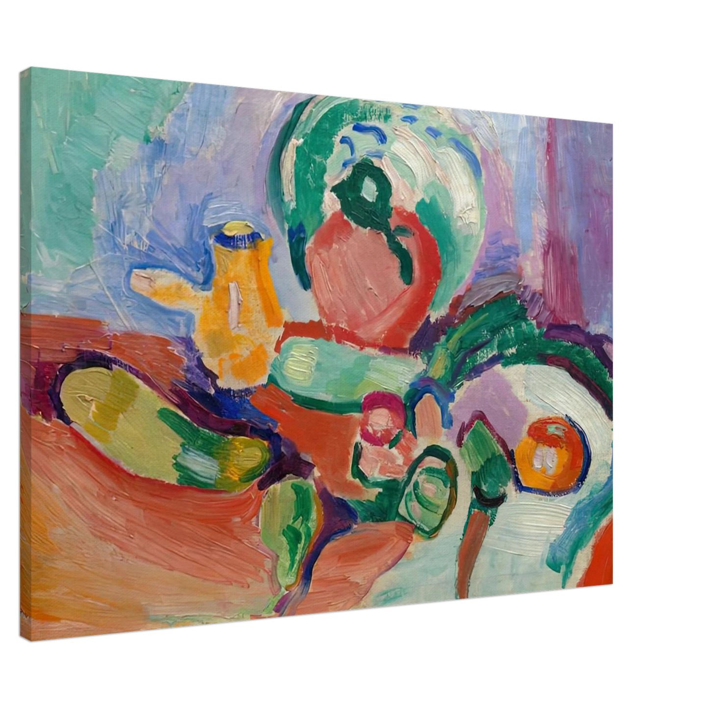 Henri Matisse - STILL LIFE WITH VEGETABLES 1905 Canvas - 20x30 cm / 8x12 inches-canvas