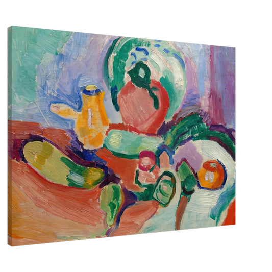 Henri Matisse - STILL LIFE WITH VEGETABLES 1905 Canvas - 20x30 cm / 8x12 inches-canvas