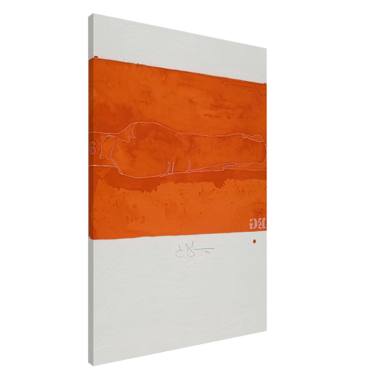 Jasper Johns - CASTS FROM UNTITLED LEG 1974 Canvas - 20x30 cm / 8x12 inches-canvas