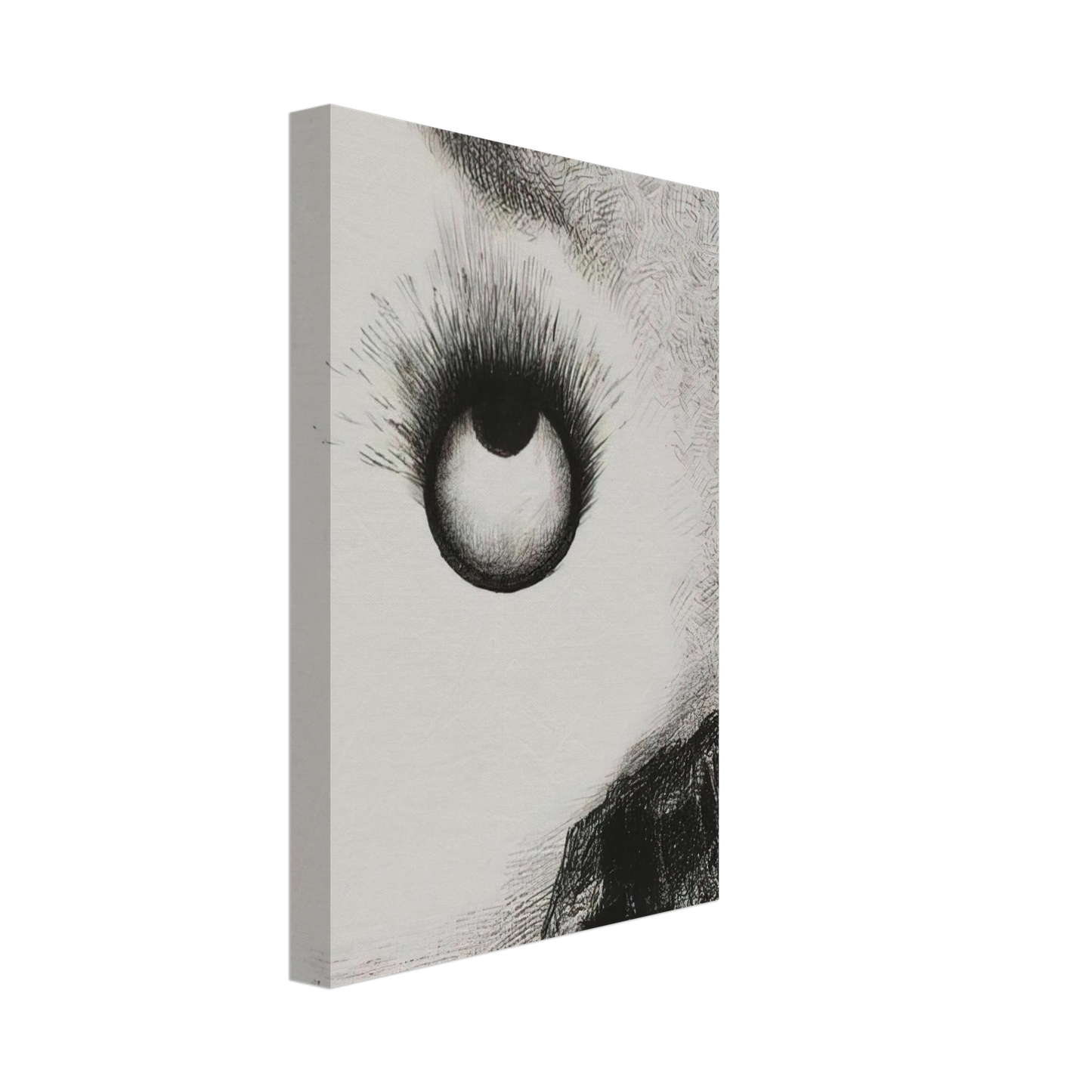 Odilon Redon - EVERYWHERE EYEBALLS ARE AFLAME 1888 Canvas - 70x100 cm / 28x40 inches-canvas