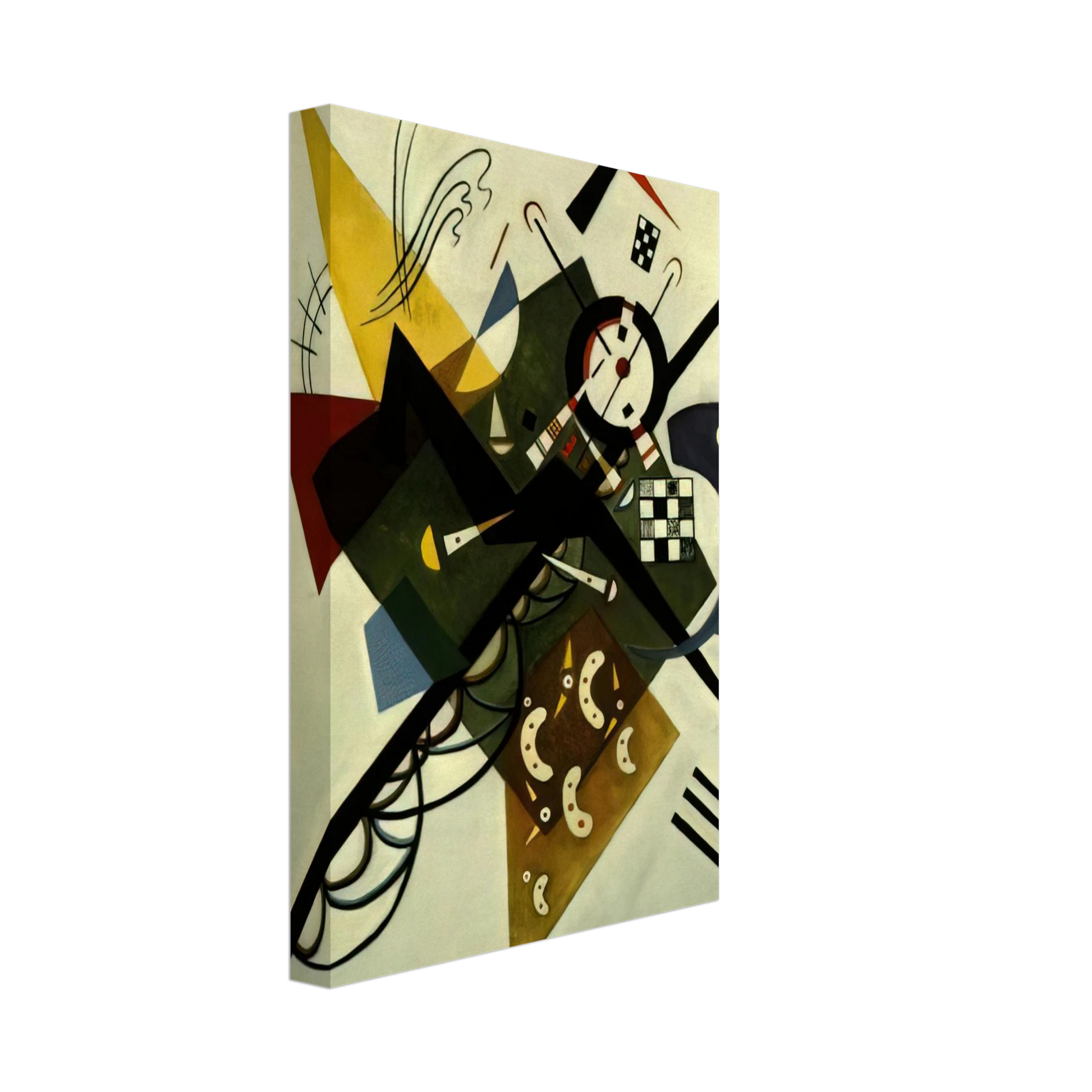 Wassily Kandinsky - ON WHITE II 1923 Canvas - 70x100 cm / 28x40 inches-canvas