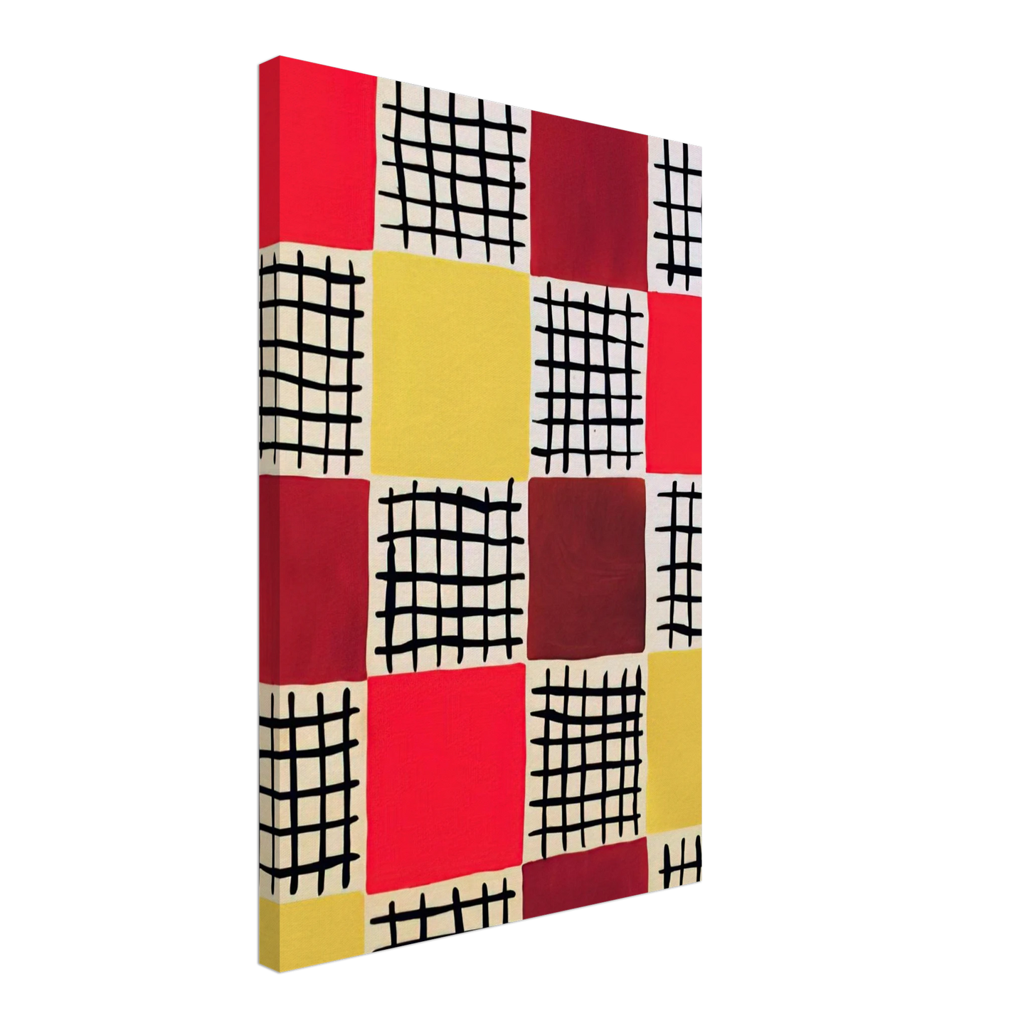 Sonia Delaunay - COMPOSITION 7 Canvas - 40x60 cm / 16x24 inches-canvas