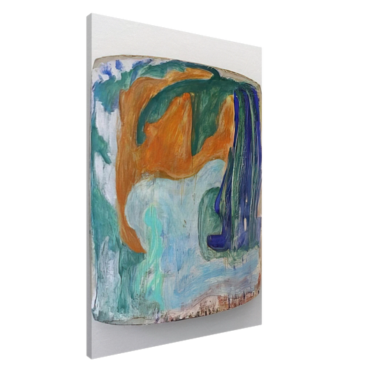 Ron Gorchov - Loggia - 1982 Canvas - 20x30 cm / 8x12 inches-canvas