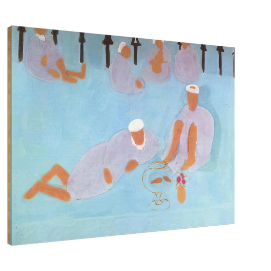 Henri Matisse - MOROCCAN CAF 1913 Canvas - 20x30 cm / 8x12 inches-canvas
