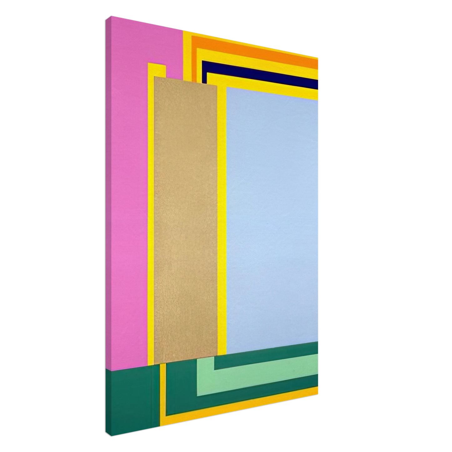 Peter Halley - Bubble - 1998 Canvas - 20x30 cm / 8x12 inches-canvas