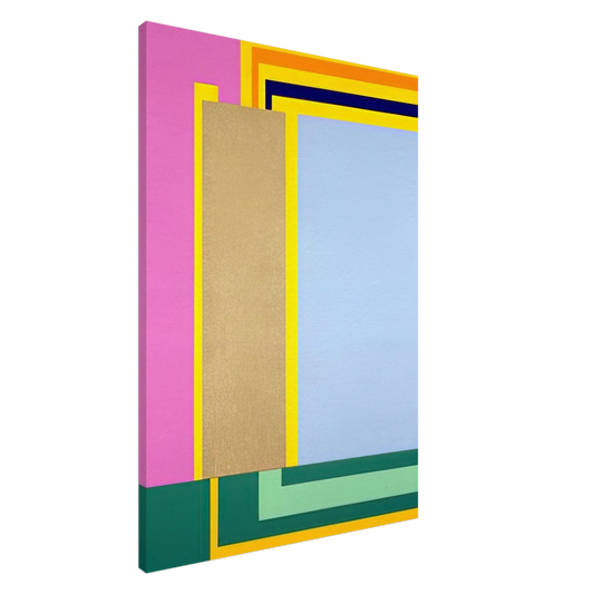 Peter Halley - Bubble - 1998 Canvas - 20x30 cm / 8x12 inches-canvas