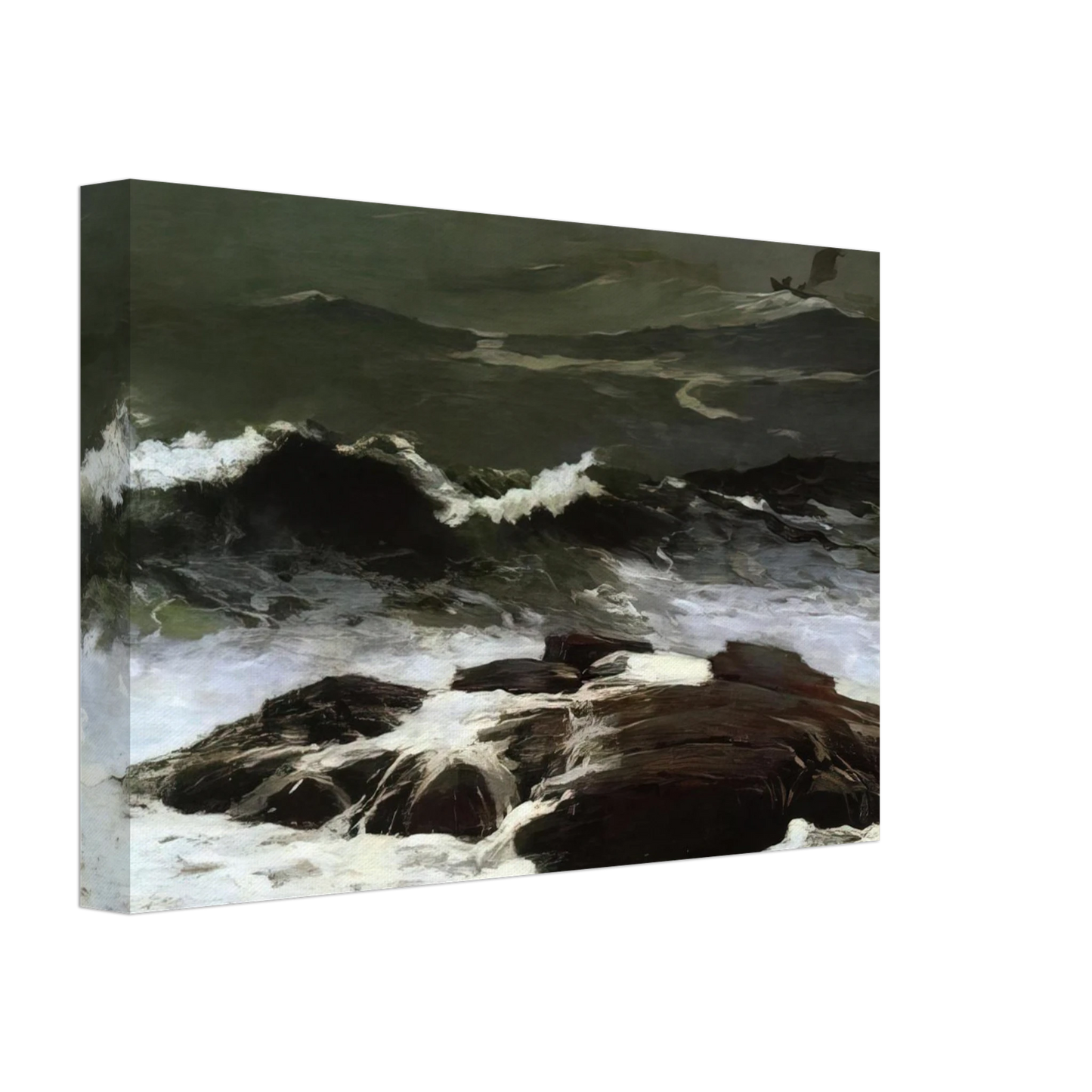 Winslow Homer - SUMMER SQUALL 1904 Canvas - 70x100 cm / 28x40 inches-canvas