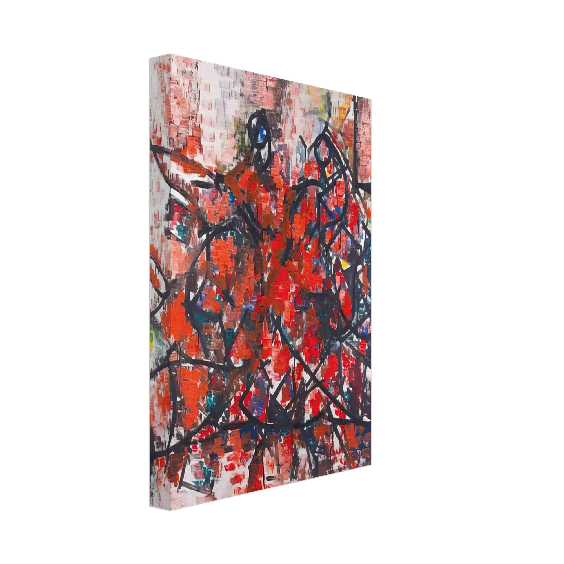 Robert Goodnough - Mambo - 1956 Canvas - 40x60 cm / 16x24 inches-canvas