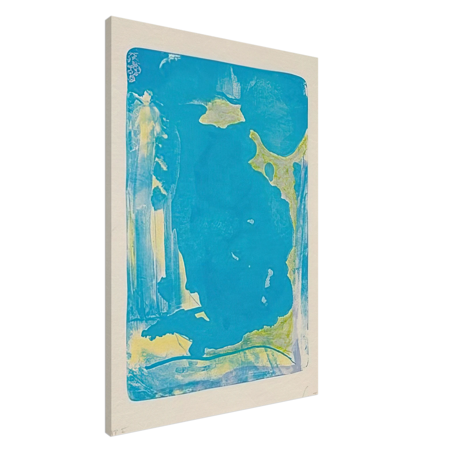 Helen Frankenthaler - Reflections IV - 1995 Canvas - 20x30 cm / 8x12 inches-canvas
