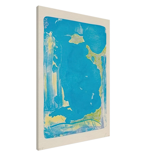 Helen Frankenthaler - Reflections IV - 1995 Canvas - 20x30 cm / 8x12 inches-canvas