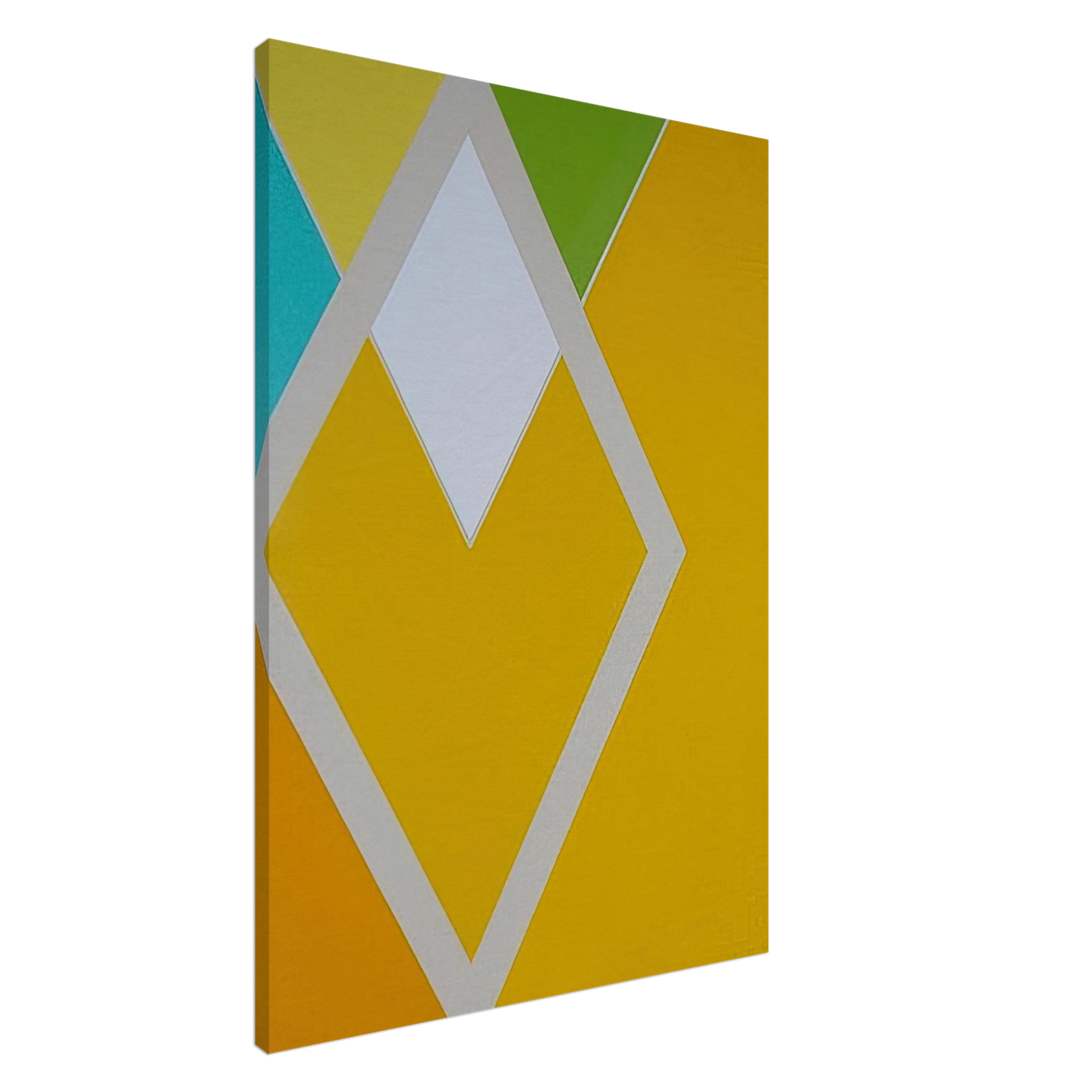 Larry Zox - Temple Swift from the Diamond Drill series - Hard Edge Painting Canvas - 20x30 cm / 8x12 inches-canvas