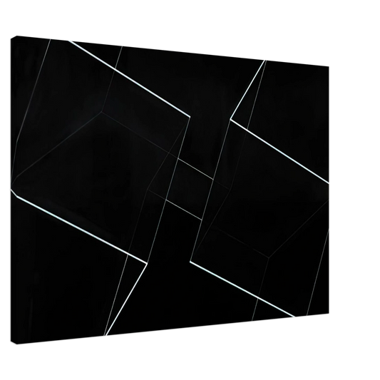 Josef Albers - STRUCTURAL CONSTELLATION ALPHA 1954 Canvas - 20x30 cm / 8x12 inches-canvas