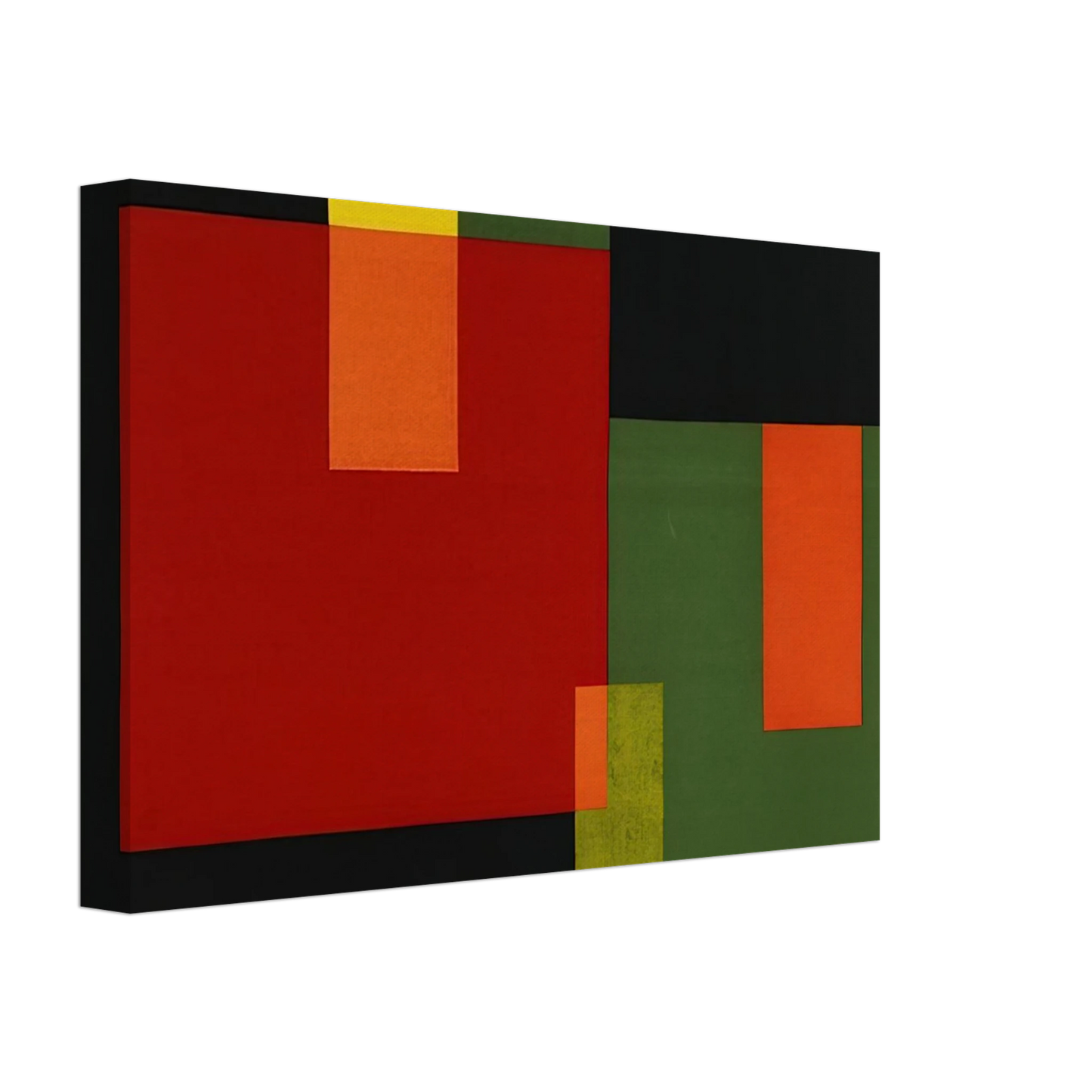 Johannes Itten - Untitled - 1966 Canvas - 70x100 cm / 28x40 inches-canvas