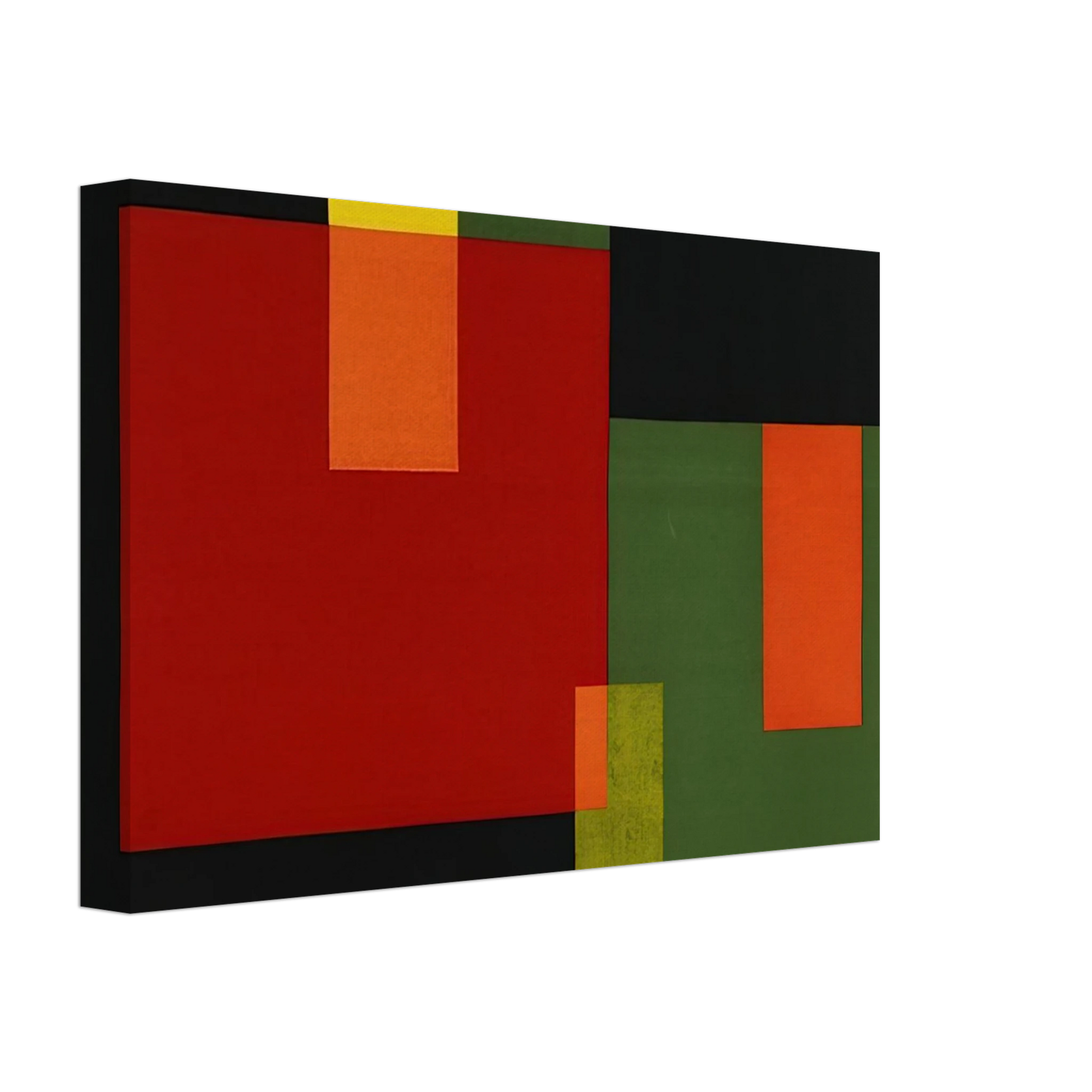Johannes Itten - Untitled - 1966 Canvas - 70x100 cm / 28x40 inches-canvas