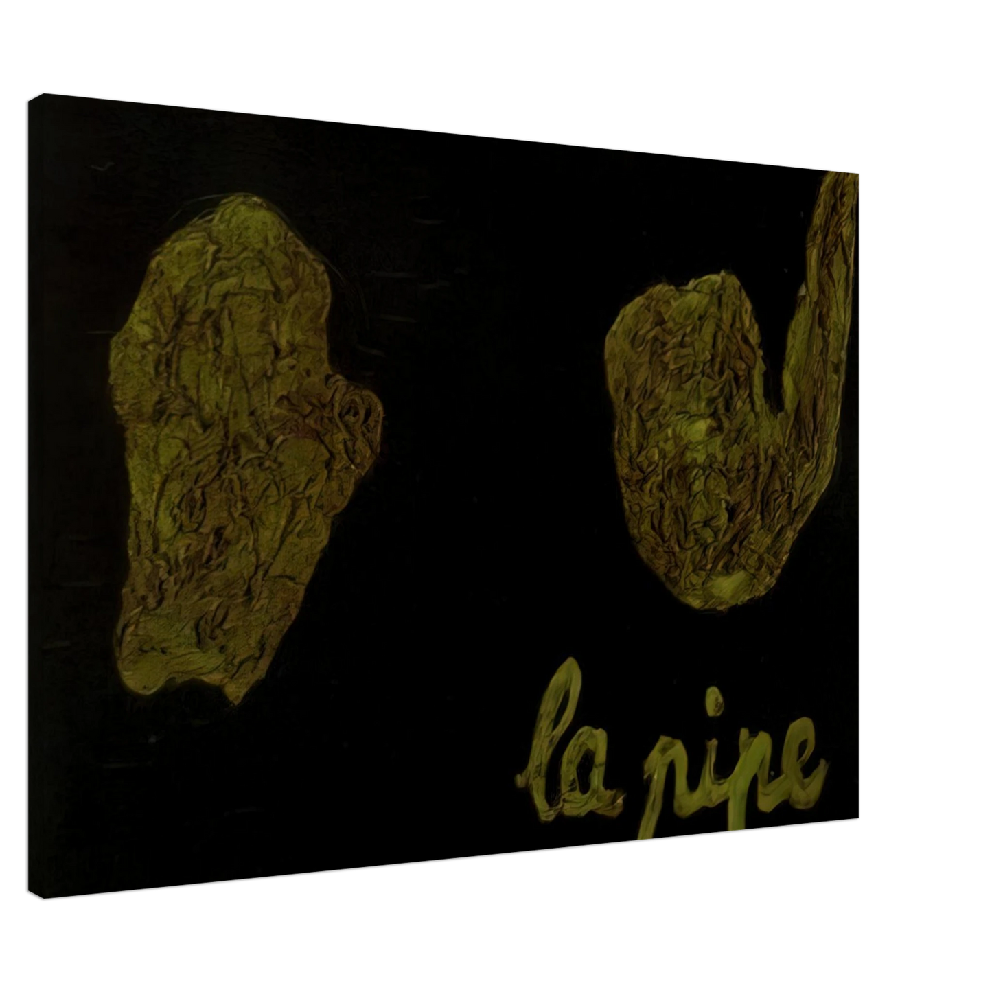 Rene Magritte - THE PIPE 1927 Canvas - 20x30 cm / 8x12 inches-canvas