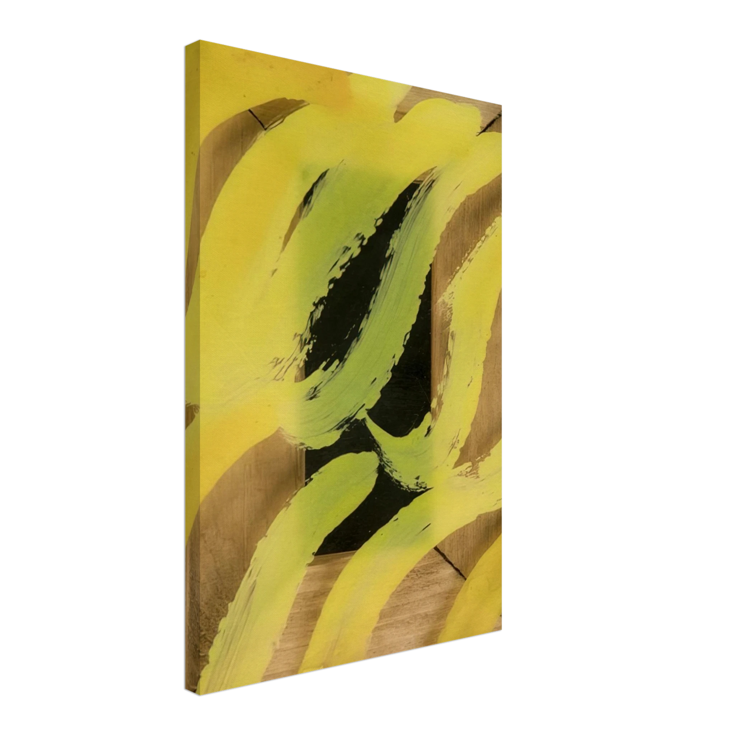 Carla Accardi - Giallo - 1969 Canvas - 40x60 cm / 16x24 inches-canvas