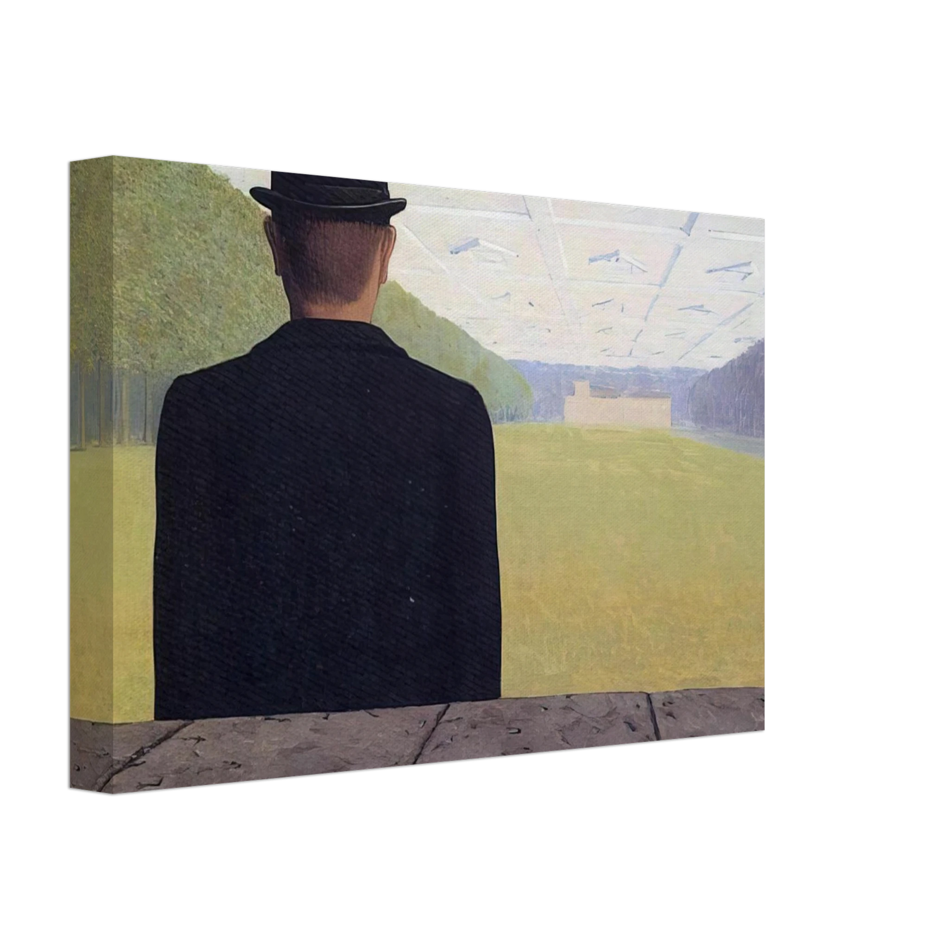 Rene Magritte - THE GREAT CENTURY 1954 Canvas - 40x60 cm / 16x24 inches-canvas