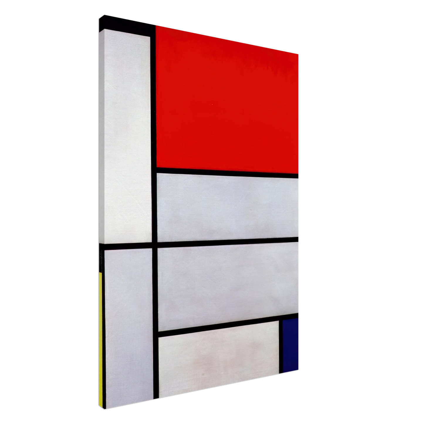 Piet Mondrian - Tableau I Canvas - 20x30 cm / 8x12 inches-canvas
