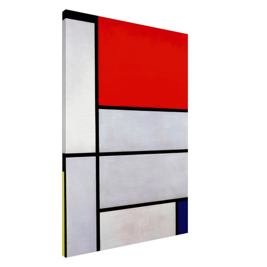 Piet Mondrian - Tableau I Canvas - 20x30 cm / 8x12 inches-canvas