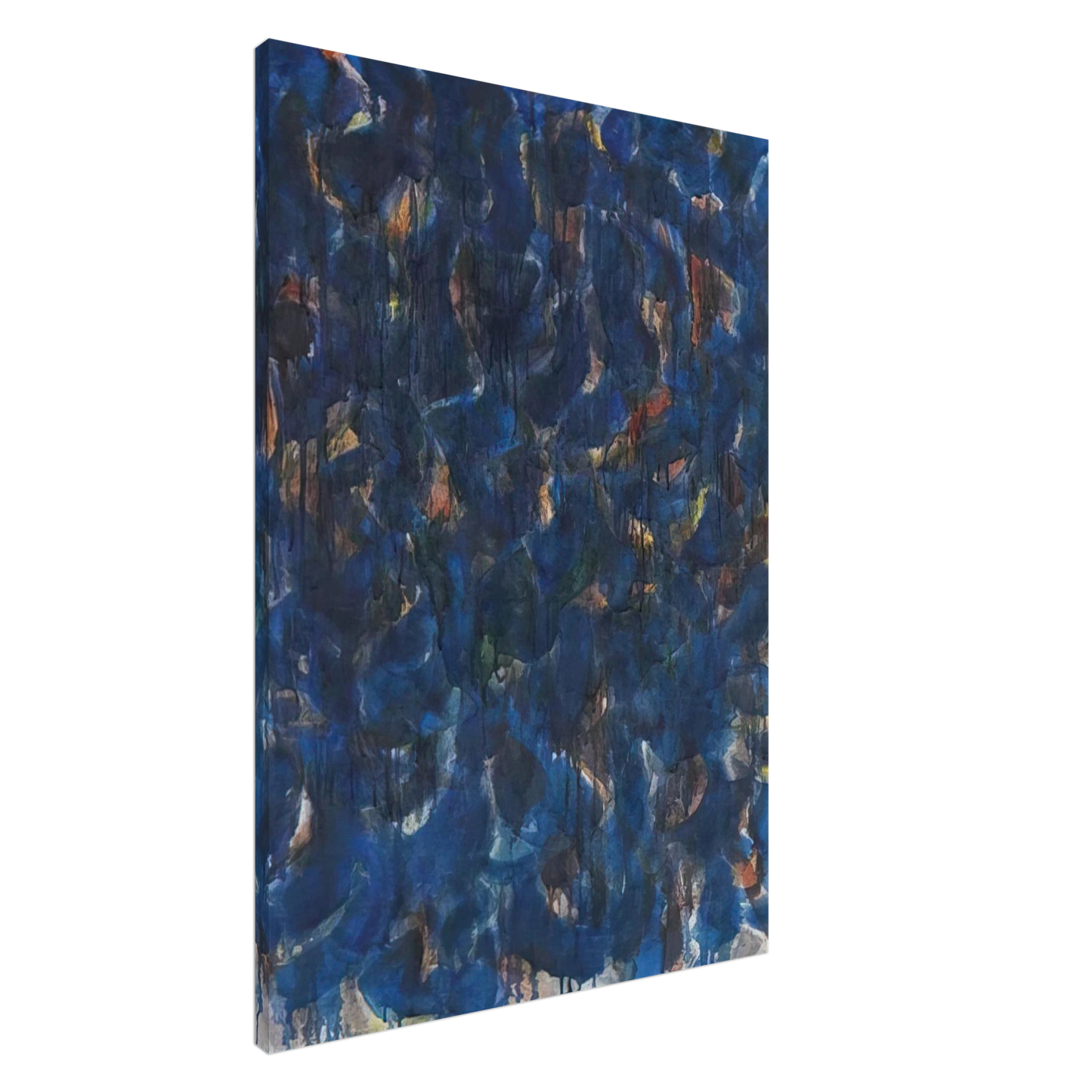 Sam Francis - Blue and Red Canvas - 20x30 cm / 8x12 inches-canvas