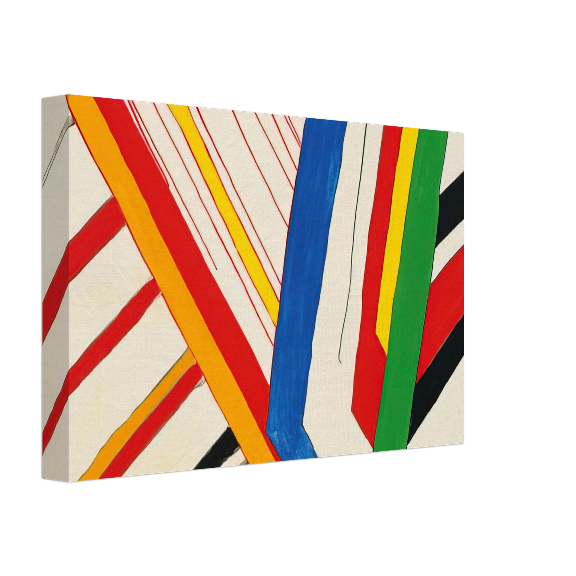 Alexander Calder - THE GREEN STRIPE 1963 Canvas - 70x100 cm / 28x40 inches-canvas