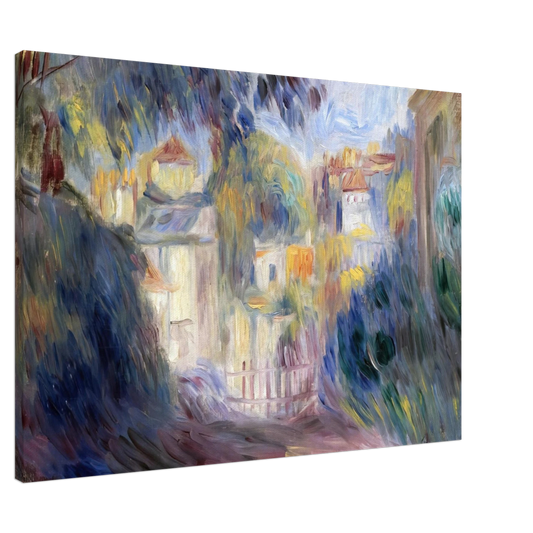 Pierre-Auguste Renoir - Landscape with Red Roofs Canvas - 20x30 cm / 8x12 inches-canvas