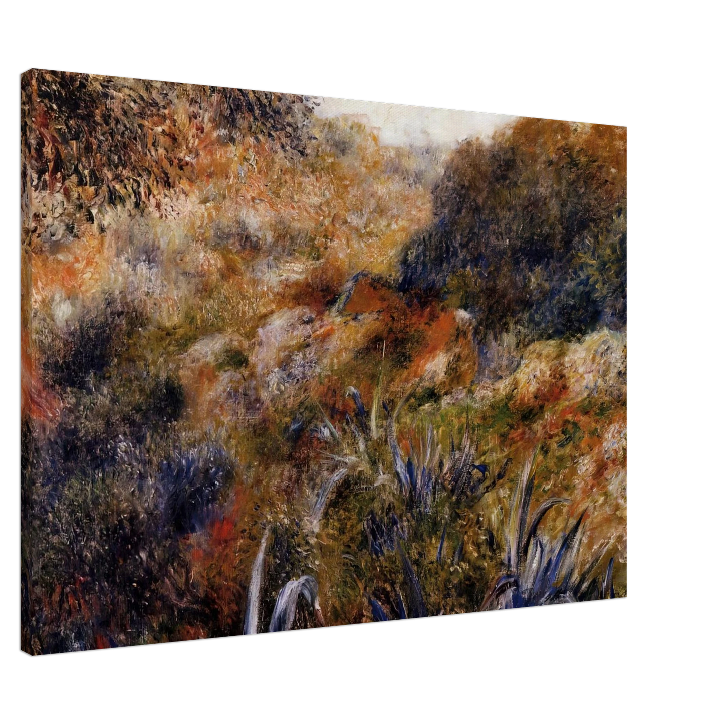 Pierre-Auguste Renoir - Algerian Landscape The Ravine of the Wild Women Canvas - 20x30 cm / 8x12 inches-canvas