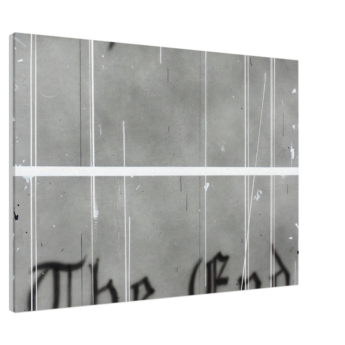 Edward Ruscha - THE END 1 1993 Canvas - 20x30 cm / 8x12 inches-canvas