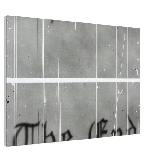 Edward Ruscha - THE END 1 1993 Canvas - 20x30 cm / 8x12 inches-canvas