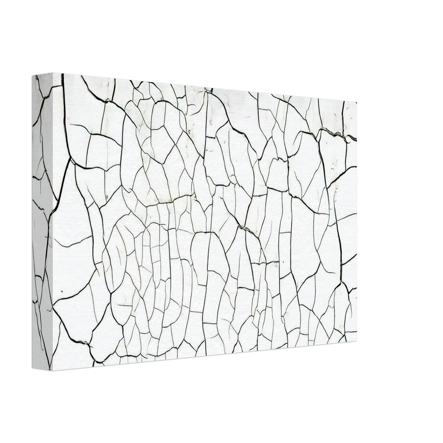 Alberto Burri - White Cretto - 1975 Canvas - 70x100 cm / 28x40 inches-canvas