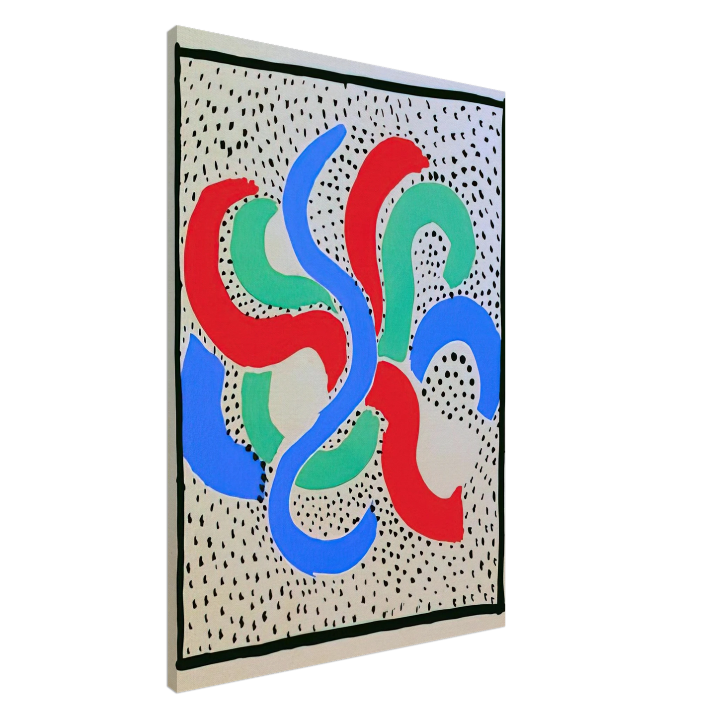 Sonia Delaunay - COMPOSITION 28 Canvas - 20x30 cm / 8x12 inches-canvas