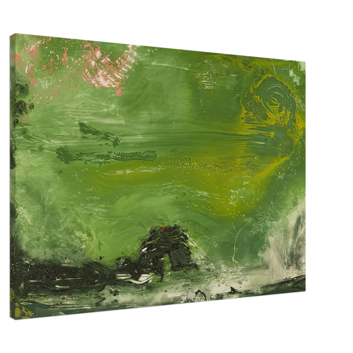 Helen Frankenthaler - Overture, 1992- Canvas - 20x30 cm / 8x12 inches-canvas