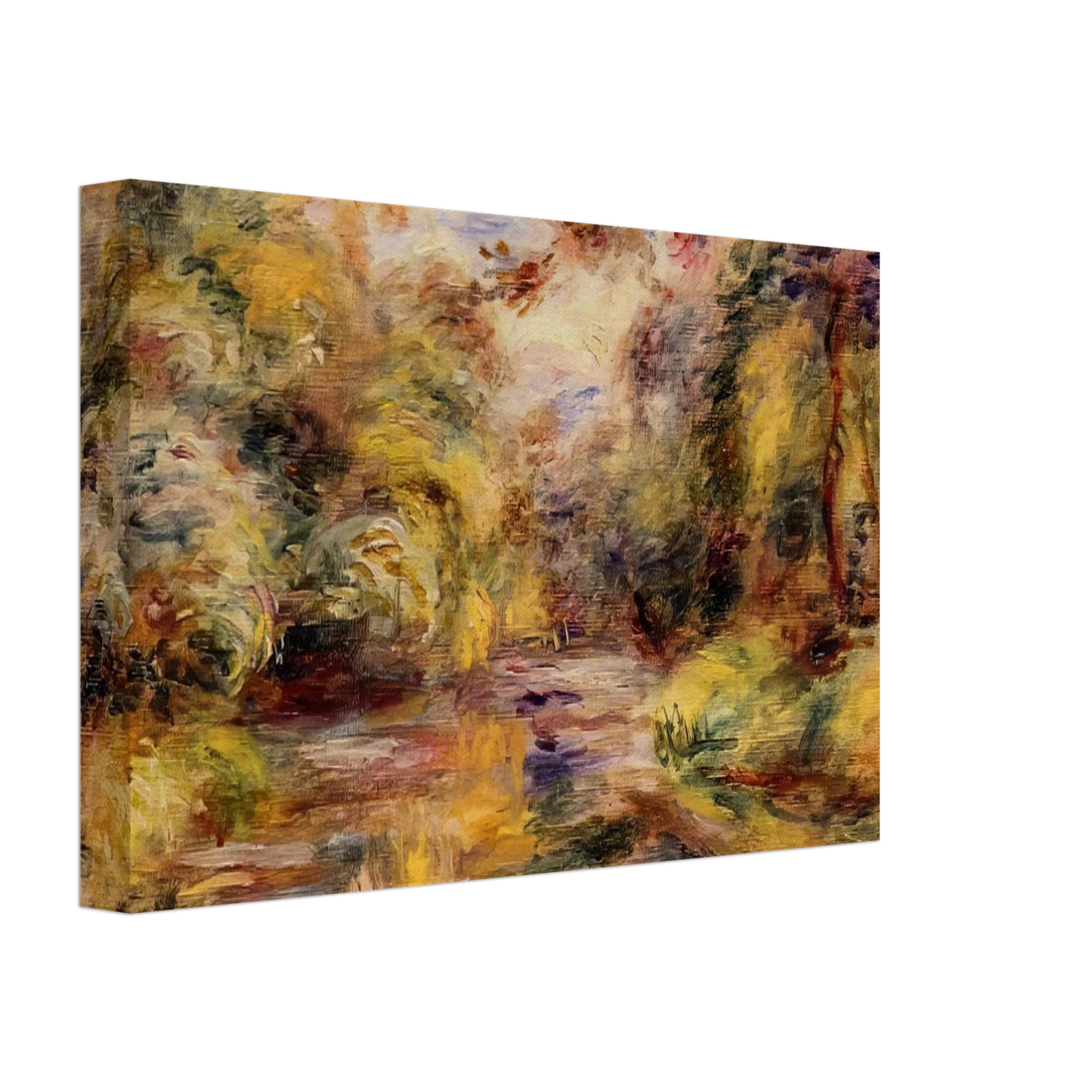 Pierre-Auguste Renoir - Little River Canvas - 70x100 cm / 28x40 inches-canvas