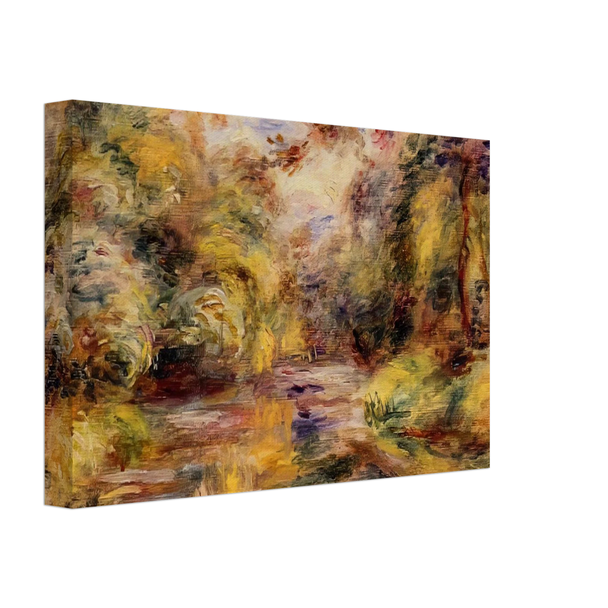 Pierre-Auguste Renoir - Little River Canvas - 70x100 cm / 28x40 inches-canvas
