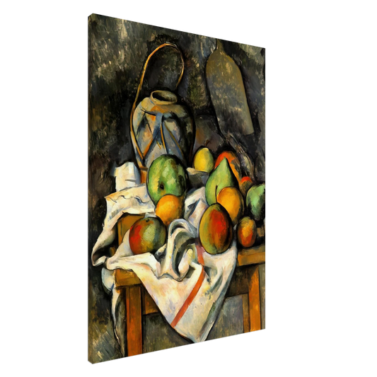 Paul Cezanne - Ginger Jar Canvas - 20x30 cm / 8x12 inches-canvas