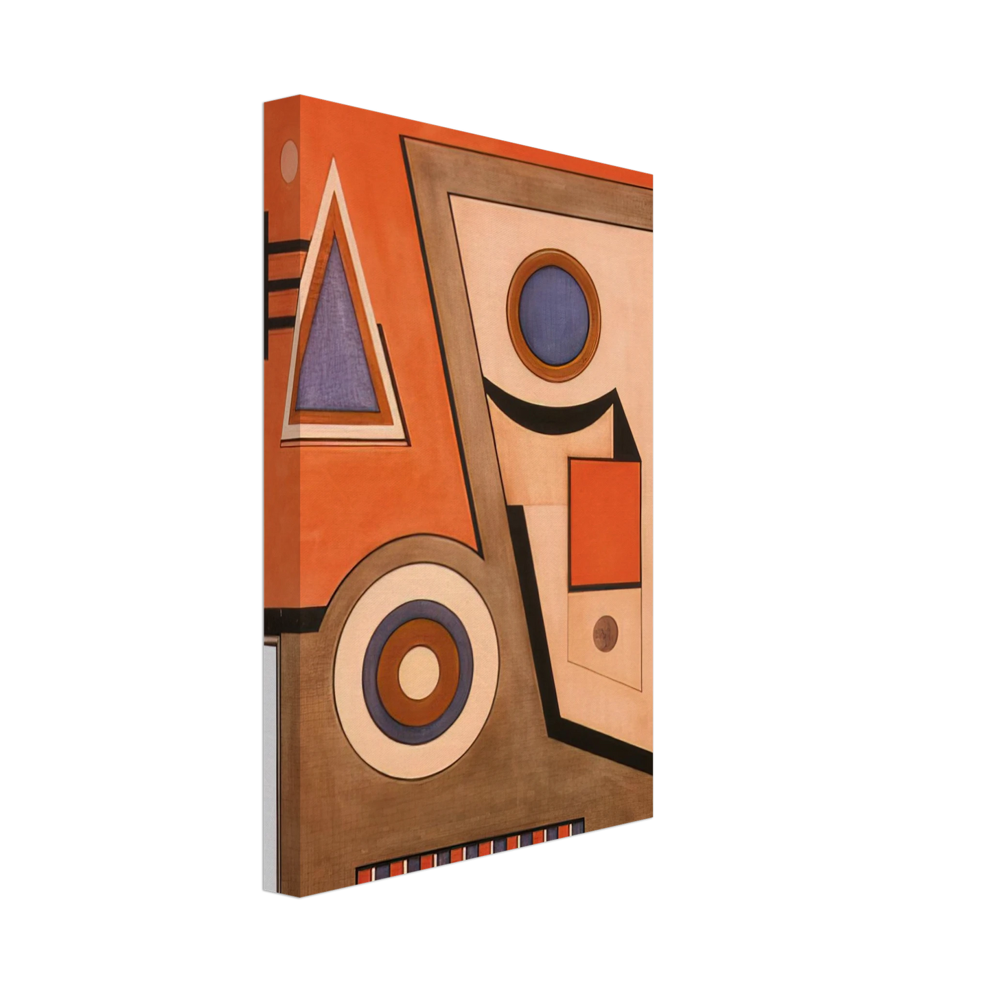 Carmelo Arden Quin - Almagro - Concretism Canvas - 70x100 cm / 28x40 inches-canvas