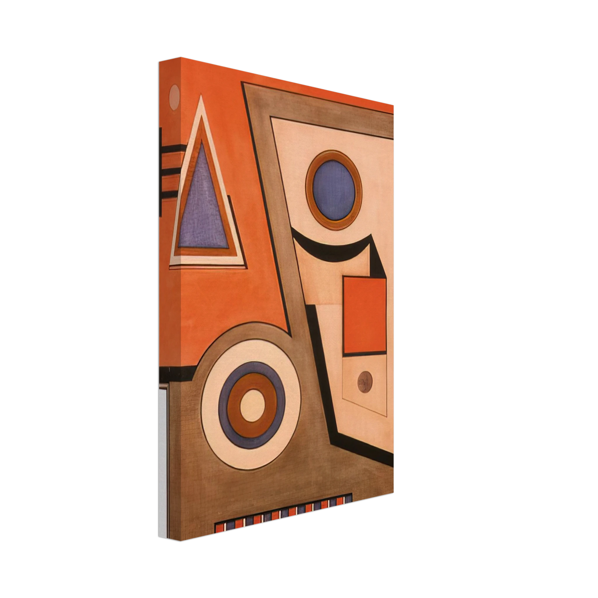 Carmelo Arden Quin - Almagro - Concretism Canvas - 70x100 cm / 28x40 inches-canvas