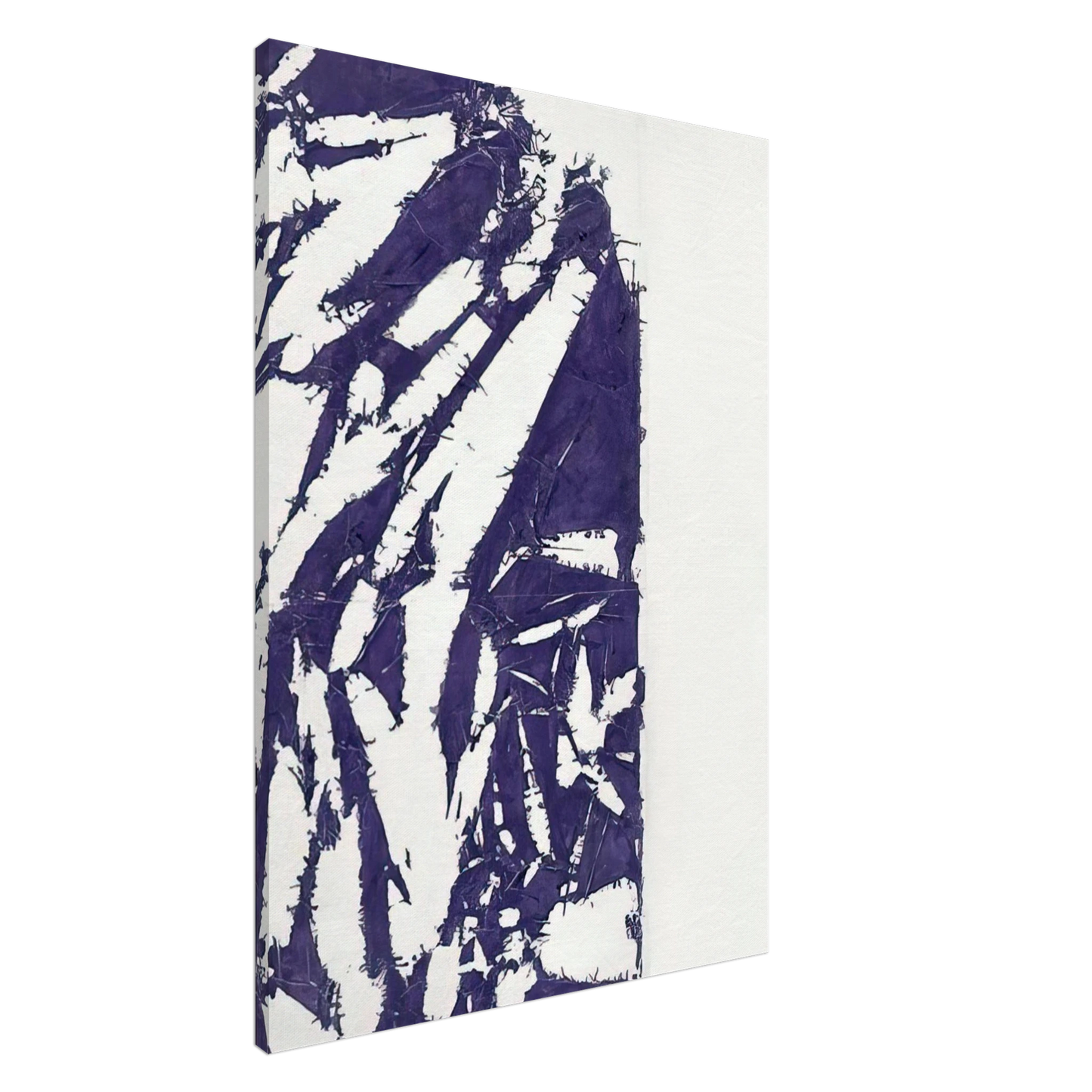 Simon Hantai - Laissee - 1995 Canvas - 20x30 cm / 8x12 inches-canvas