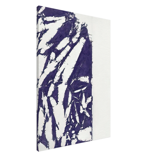 Simon Hantai - Laissee - 1995 Canvas - 20x30 cm / 8x12 inches-canvas