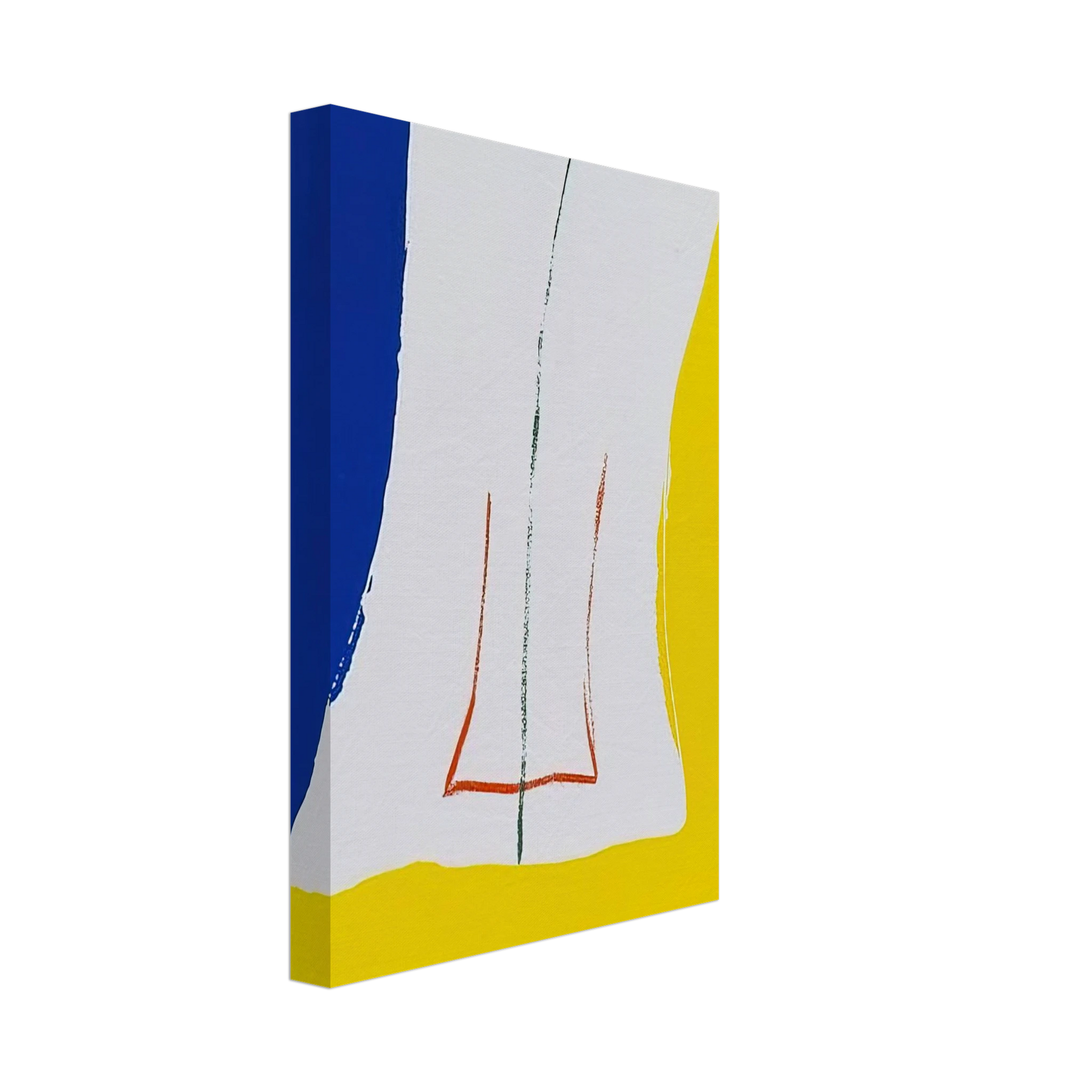 Helen Frankenthaler - Sun Corner - 1968 Canvas - 70x100 cm / 28x40 inches-canvas