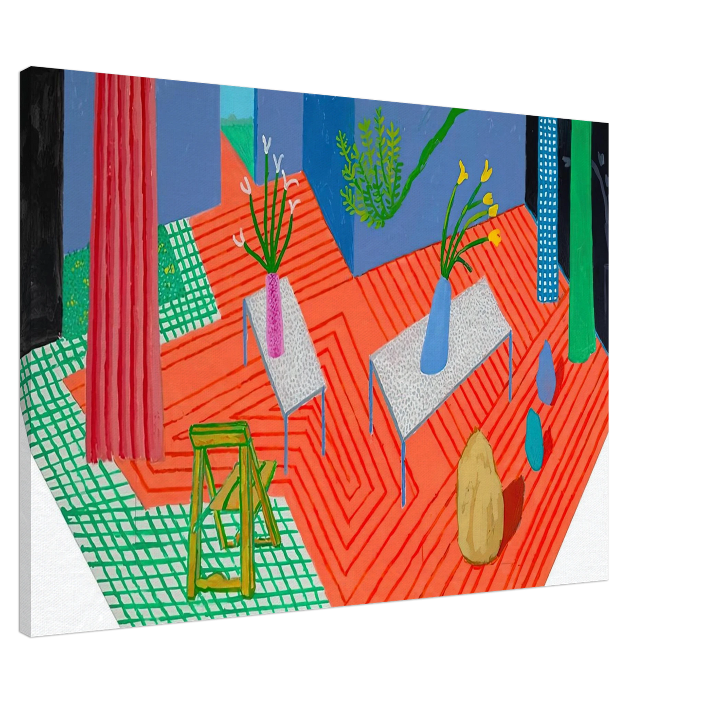 David Hockney - David Hockney Canvas - 20x30 cm / 8x12 inches-canvas