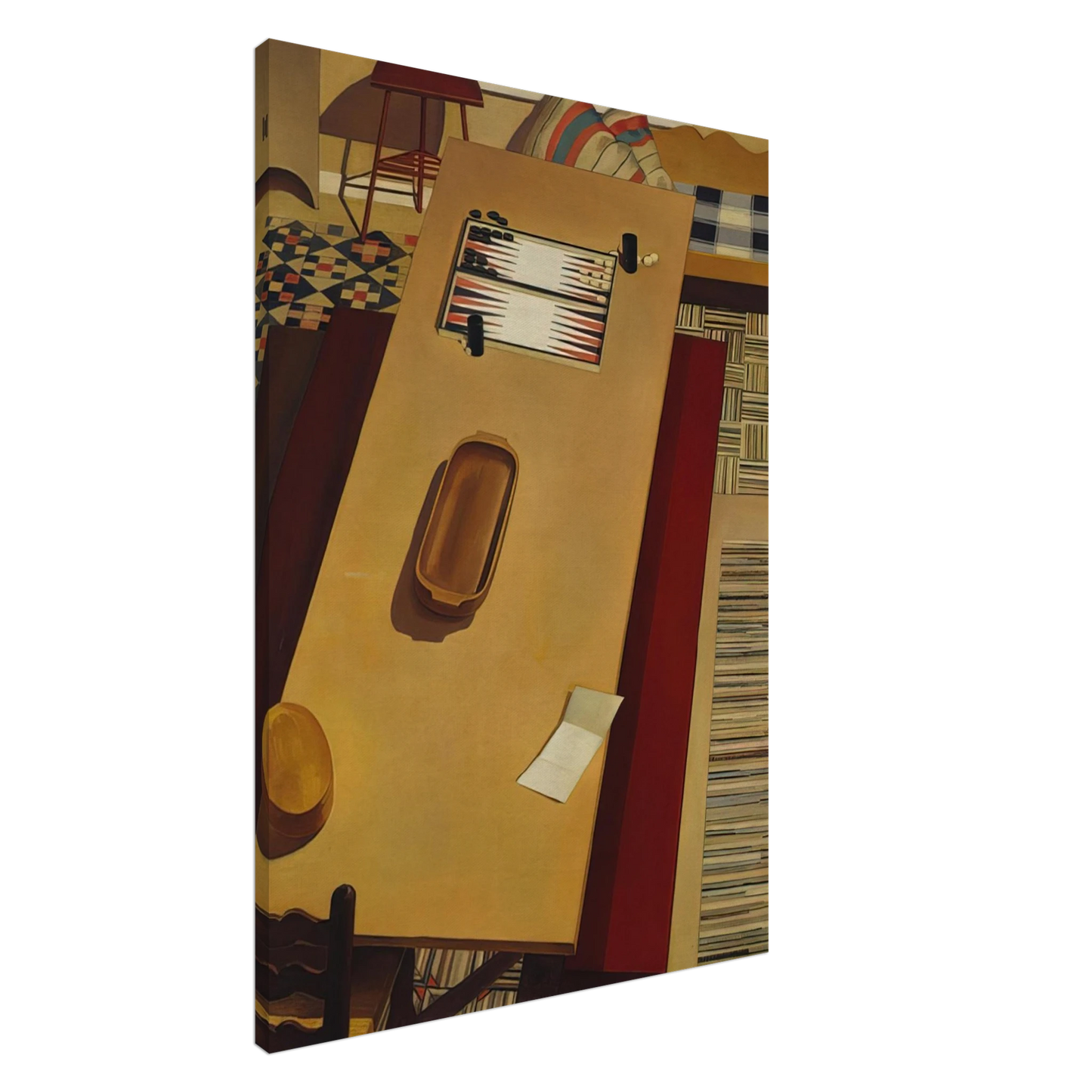 Charles Sheeler - Americana - 1931 Canvas - 20x30 cm / 8x12 inches-canvas