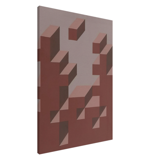 Dadamaino - False prospettive - 1973 Canvas - 20x30 cm / 8x12 inches-canvas