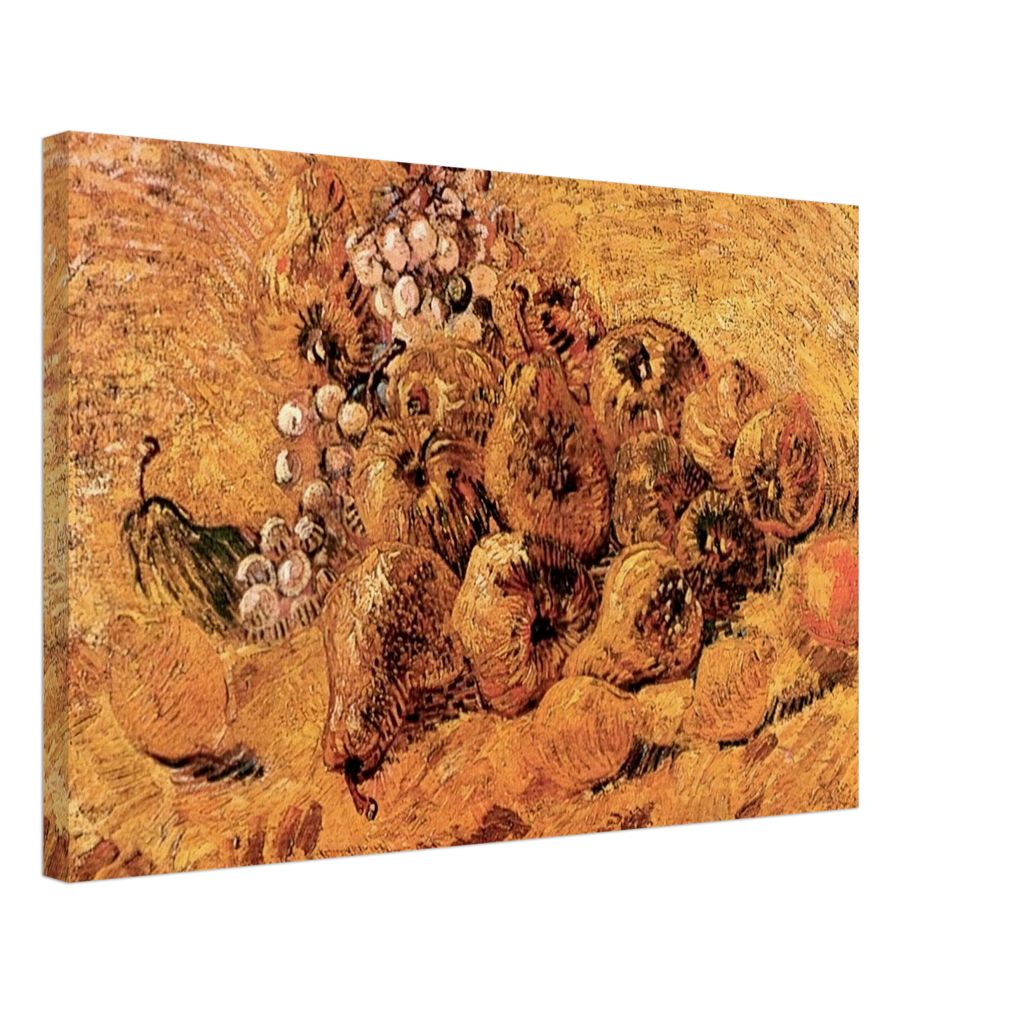 Vincent van Gogh - Still Life with Grapes, Pears and Lemons Canvas - 40x60 cm / 16x24 inches-canvas