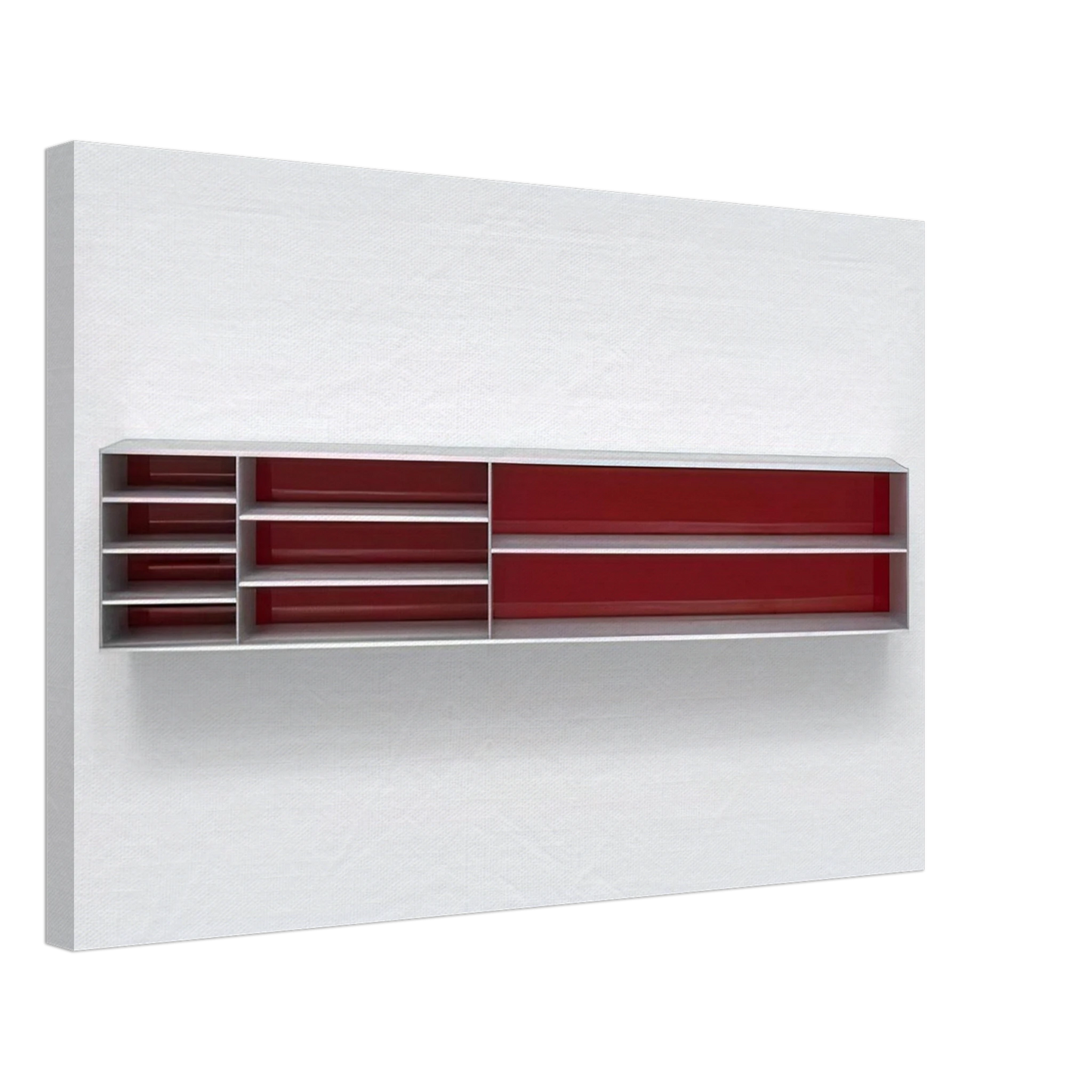 Donald Judd - Untitled - 1984 Canvas - 40x60 cm / 16x24 inches-canvas